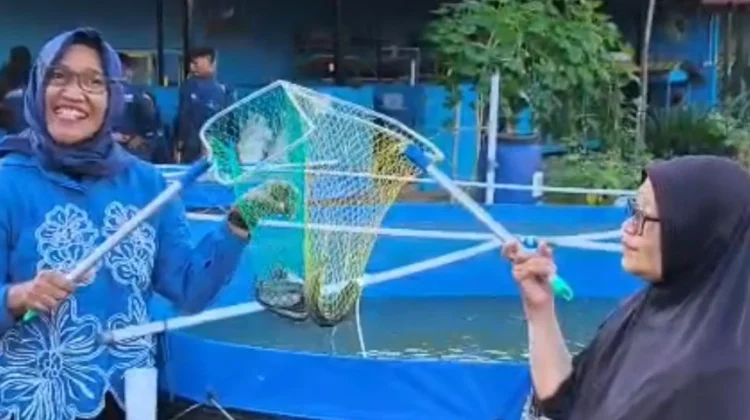 Panen Lele Bioflok Tandai Keberhasilan Mahasiswa Akuakultur Unesa