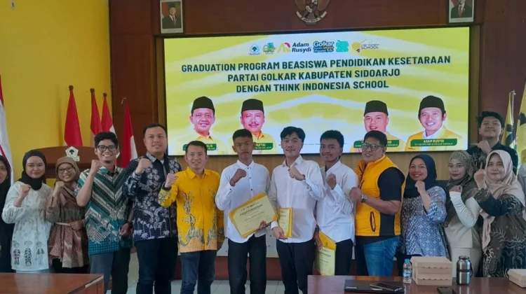 Golkar Sidoarjo Buka Jalan Pendidikan Warga Putus Sekolah