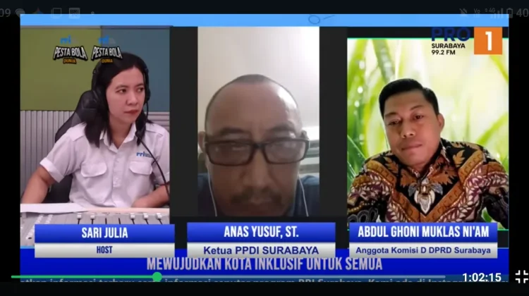 PPDI Surabaya Dorong Perda Perkuat Hak Difabel