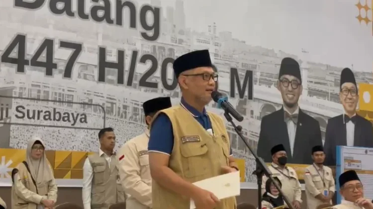 Menhaj Pantau Langsung Proses Pemulangan Jemaah Haji di Debarkasi Surabaya