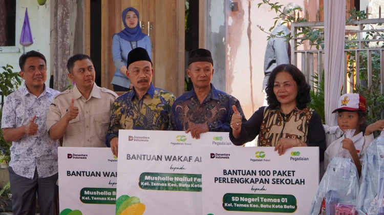 Pegadaian Kanwil XII Surabaya Salurkan Bantuan Sosial di Kota Batu
