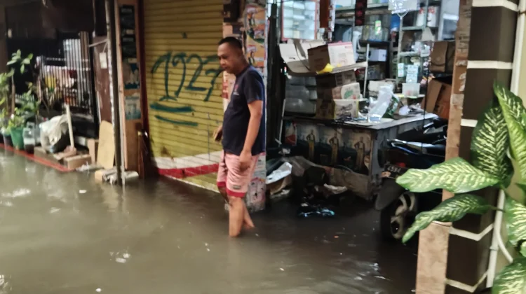 Hujan Tiga Jam, Kampung Kembang Kuning Terendam Banjir