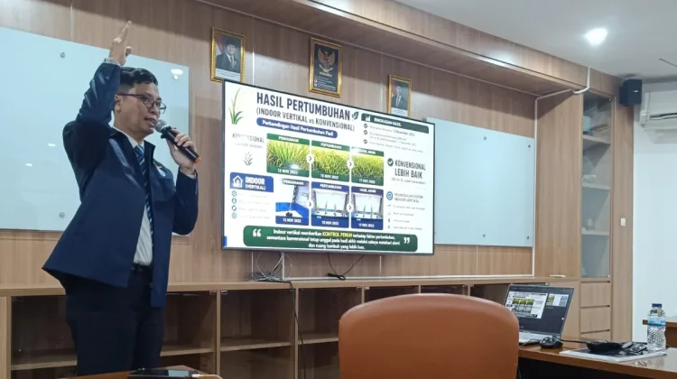 Dosen ITPLN Kembangkan AI untuk Vertical Farming Padi