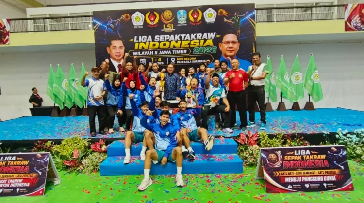 Jatim Lolos ke Liga Utama Liga Sepak Takraw Indonesia Wilayah Dua