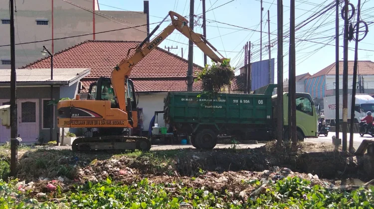 Pemkab Sidoarjo Percepat Normalisasi Sungai