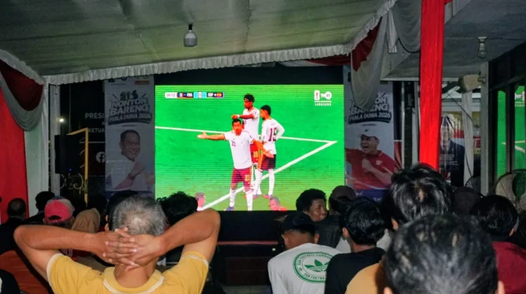 DPR Gelar Nobar Semifinal Piala Dunia Pererat Kebersamaan Warga
