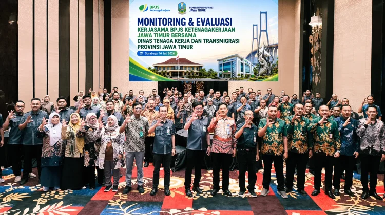BPJS Ketenagakerjaan Sinergi dengan Disnaker Jatim Jamin Kepatuhan Perusahaan