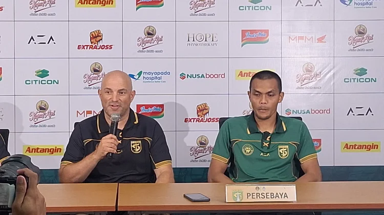 Pelatih Persebaya Soroti Efektivitas Tim usai Ditahan Imbang PSIS