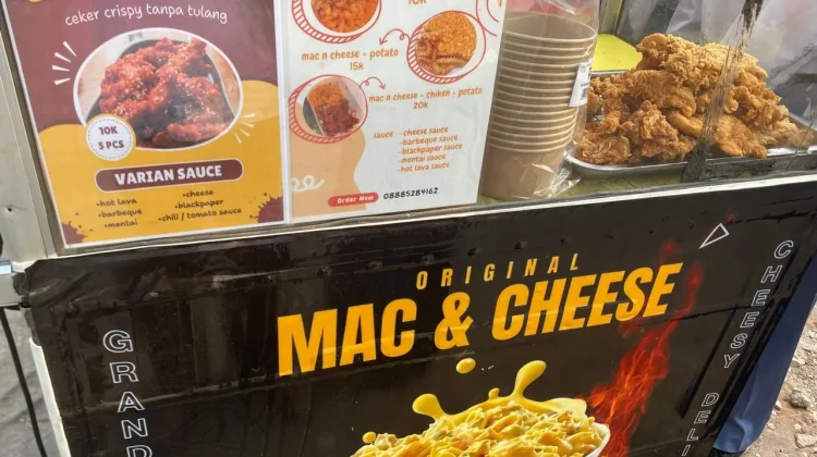 Sensasi Mac & Cheese Lumer : Street Food Baru yang Menggoyang Lidah Warga Manukan