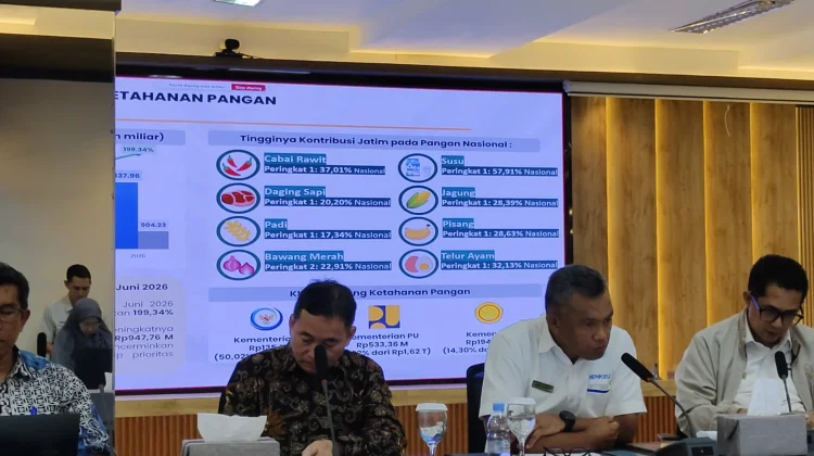 Realisasi APBN Ketahanan Pangan Jatim Capai Rp904 Miliar hingga Juni 2026