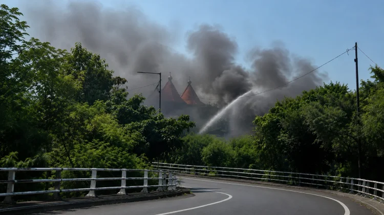 Halo RRI: Pembakaran Sampah di Exit Tol Dupak Disorot