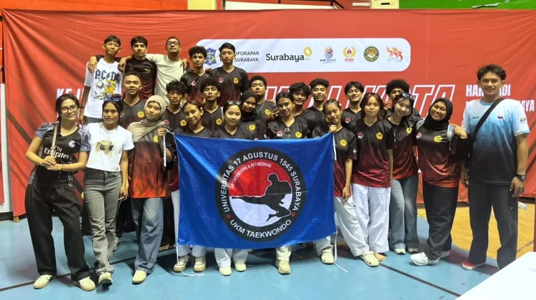 UKM Taekwondo Untag Surabaya Borong 20 Medali Nasional