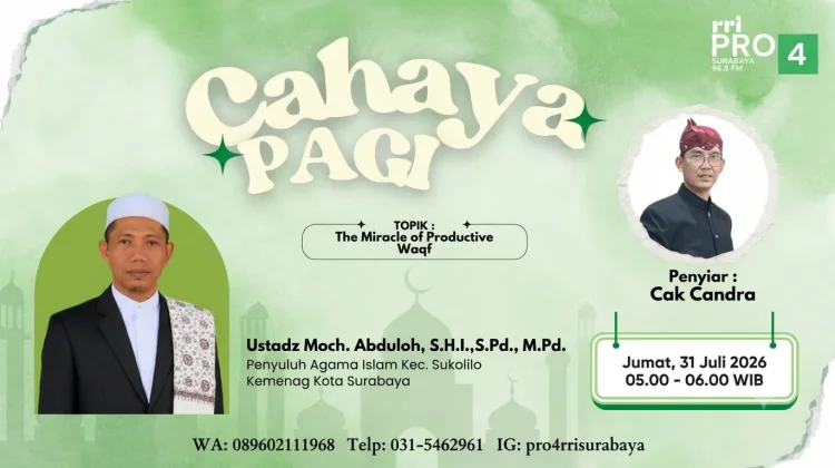 Menggali Potensi Wakaf Produktif, Melalui Program "Cahaya Pagi"