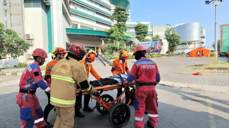 BPBD Jatim Dukung Simulasi Gempa dan Kebakaran RSUD Dr Soetomo