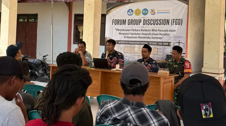 Lakukan Pembenahan Layanan Peradilan, FH UPN Kunjungi Masalembu Sumenep
