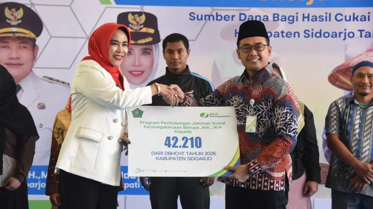 Pemkab Sidoarjo Lindungi 42 Ribu Pekerja Rentan lewat BPJS