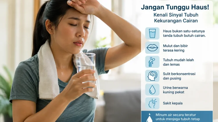 Jangan Tunggu Haus, Tubuh Punya Sinyal Lain saat Kekurangan Cairan