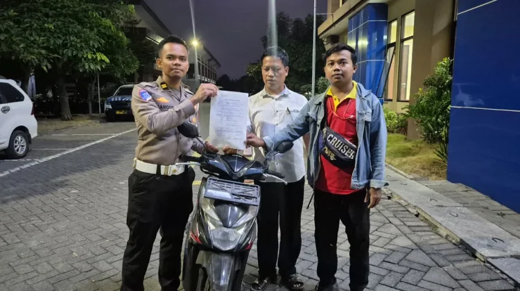 Polisi Temukan Motor Curian saat Patroli Jalan Raya