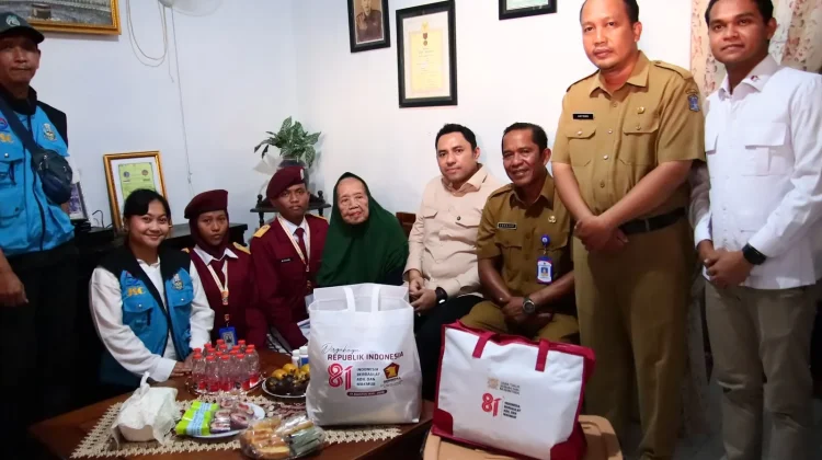 HUT Ke-81 RI, Gerindra Anjangsana kepada Janda Perintis Kemerdekaan di Surabaya