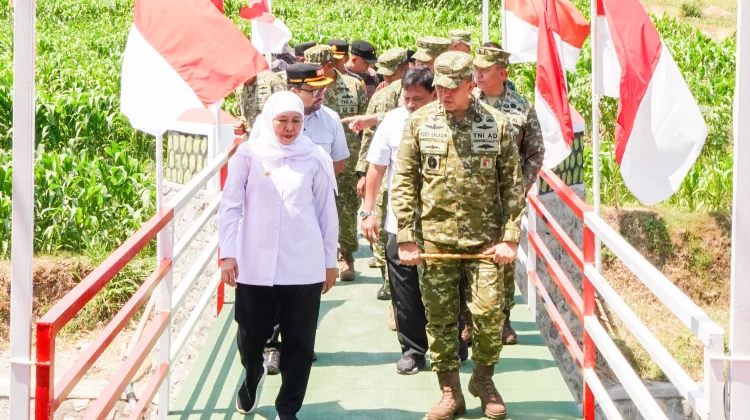 Diresmikan Prabowo, Jembatan Garuda Nganjuk Permudah Akses Warga Desa