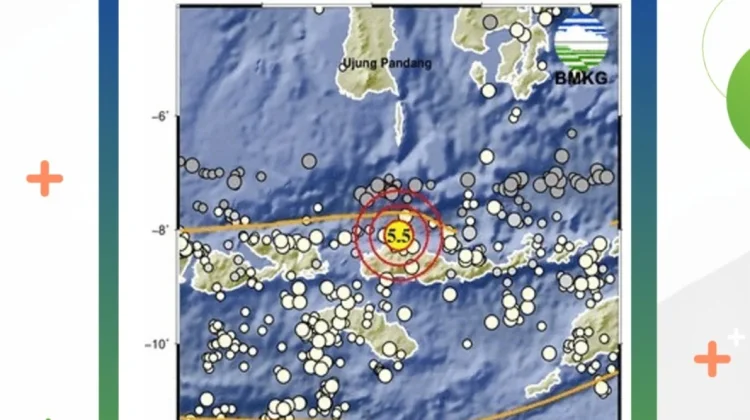 Gempa Magnitudo 5,5 Guncang Timur Laut Ruteng, NTT