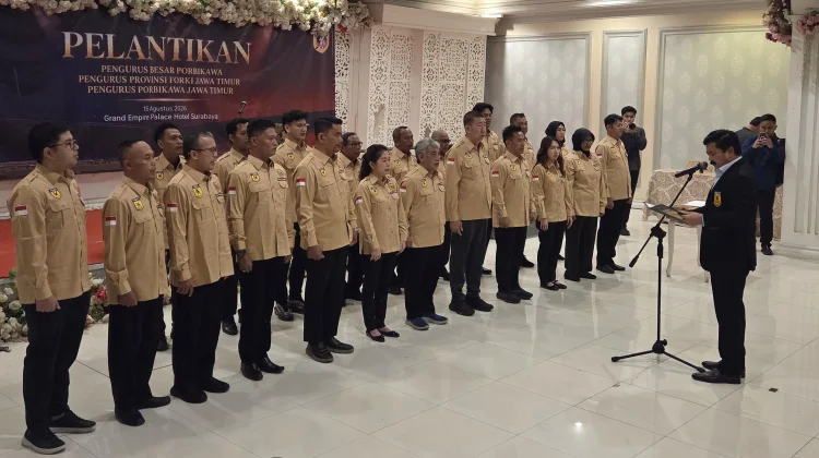 Hadi Tjahjanto Lantik PB Porbikawa, Totok Lusida Perluas Organisasi di Daerah