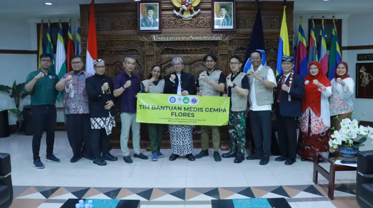 UNAIR Terjunkan Tim Aju Tanggap Darurat ke NTT