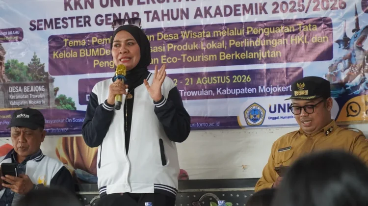 Unitomo Perkuat Pengabdian Masyarakat lewat KKN Bejijong