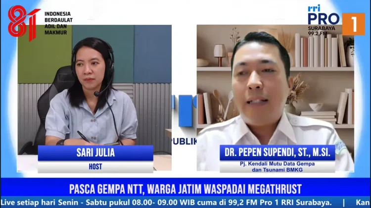 BMKG Dorong Literasi Masyarakat Hadapi Gempa