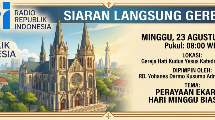 Silang Gereja, RRI Surabaya edisi Minggu, 23 Agustus 2026