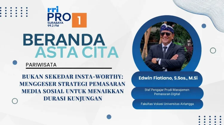 Strategi Media Sosial Pariwisata Jawa Timur untuk Menaikkan Length of Stay