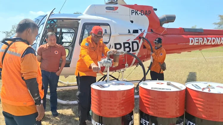 BPBD Jatim Intensifkan Water Bombing Tangani Karhutla Gunung Arjuna