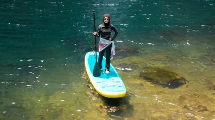 Stand Up Paddle Air Terjun, Sensasi Wisata Petualangan Baru di Ampelgading Malang