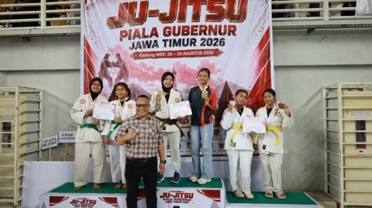 Hadiri Kejurprov Gresik, Cak Yebe Dorong Persatuan Ju-Jitsu Jatim