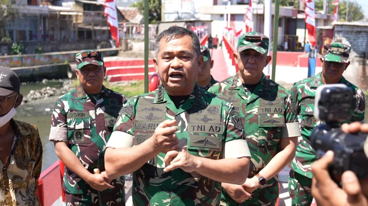 Permudah Mobilitas Warga, TNI AD Genjot Pembangunan Jembatan Garuda