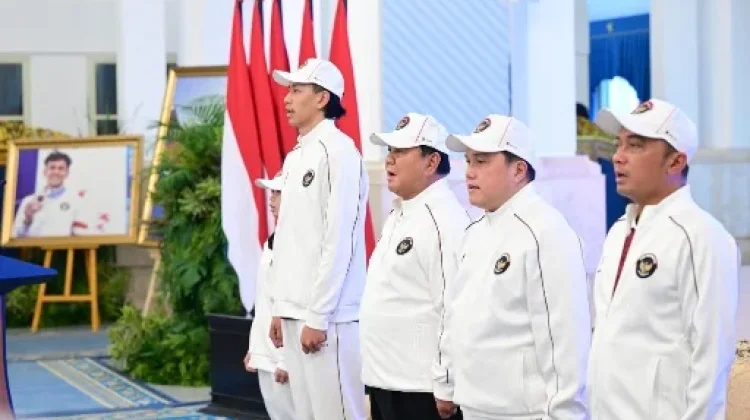 Prabowo Lepas Kontingen Indonesia menuju Asian Games 2026