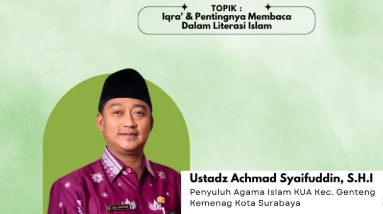 Iqra Menjadi Landasan Penting Literasi Islam Masyarakat