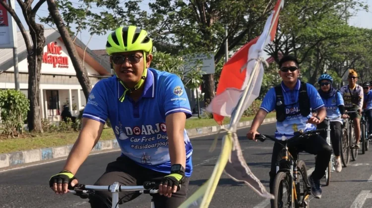 Harhubnas 2026, Dishub Sidoarjo Kampanyekan Keselamatan Pesepeda di Jalan Raya