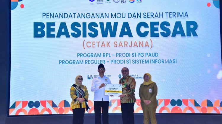 Pemkot Surabaya-Baznas Salurkan Beasiswa S1 RPL untuk Guru PAUD