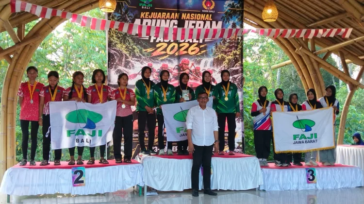 FAJI Jatim Raih Juara Umum Kejurnas Arung Jeram 2026 dengan 10 Emas