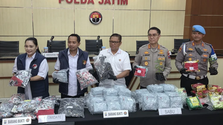Polda Jatim Ungkap 1.869 Kasus Narkoba Periode Juli - September 2026
