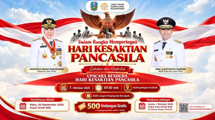 Hari Kesaktian Pancasila, Jatim Ajak Warga Hadir