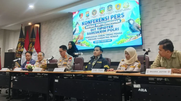 Bareskrim Bongkar Penyelundupan 3.394 Burung Vietnam ke Sidoarjo