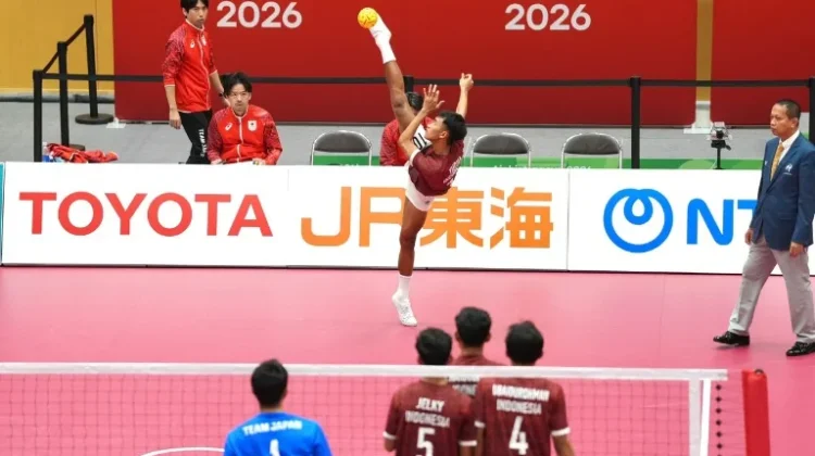Tim Sepak Takraw Putra Indonesia Raih Perak Asian Games 2026