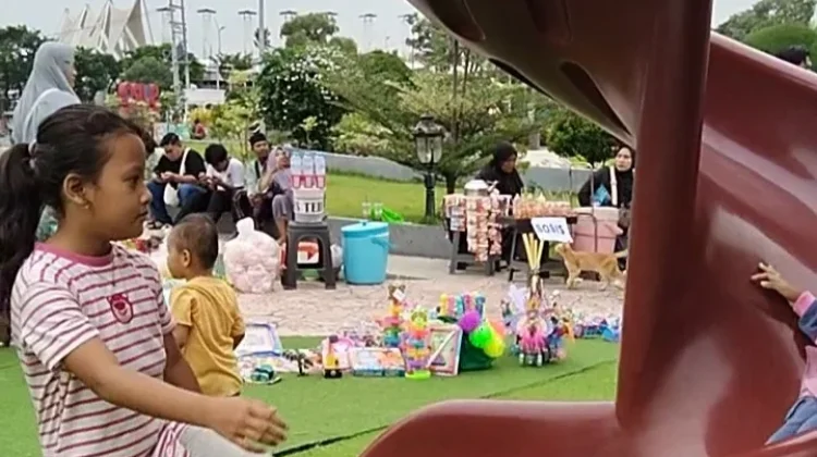 DLH Perkuat Pengawasan PKL di Area Taman
