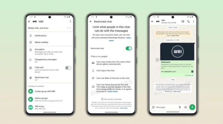 WhatsApp Restricted Chat Mulai Tersedia untuk Pengguna Beta Android dan iOS