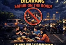 Satlantas Polrestabes Surabaya Larang Sahur On The Road