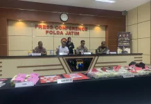 Polda Jatim Ungkap Peredaran Narkoba di Pergudangan Surabaya Utara