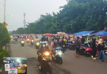 Hari Ketiga Pasar Tumpah Karangmenjangan Ramai