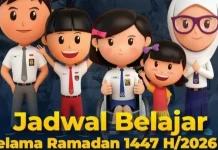 Tiga Kementerian Terbitkan Jadwal Belajar Ramadan 1447 H